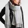 Samsøe Samsøe ACCOLA MAXI SCARF - Scarf - Grey Melange -Samsøe Sales Store c8c6689ee5d34653aa5a8747e96a1dbc