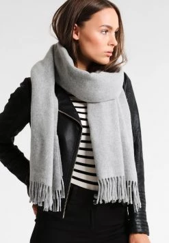 Samsøe Samsøe ACCOLA MAXI SCARF - Scarf - Grey Melange