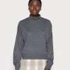 Samsøe Samsøe KLEO TURTLENECK - Jumper - Dark Grey