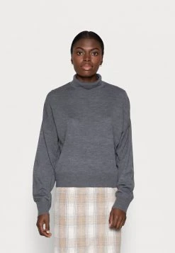 Samsøe Samsøe KLEO TURTLENECK - Jumper - Dark Grey