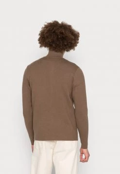 Samsøe Samsøe GUNAN TURTLE NECK ZIP - Jumper - Brown -Samsøe Sales Store c98e1d31466c49648b77e4aef3fb65a8