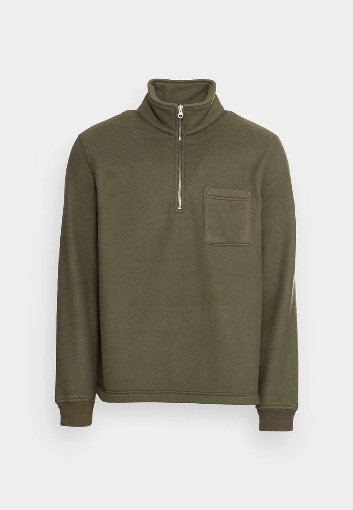 Samsøe Samsøe JARBO HALF ZIP - Fleece Jumper - Ivy Green 6 Samsøe Samsøe JARBO HALF ZIP - Fleece Jumper - Ivy Green - Image 4