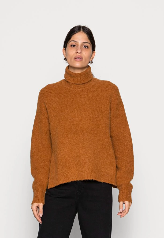 Samsøe Samsøe ISSA TURTLENECK - Jumper - Caramel Cafe 3 Samsøe Samsøe ISSA TURTLENECK - Jumper - Caramel Cafe