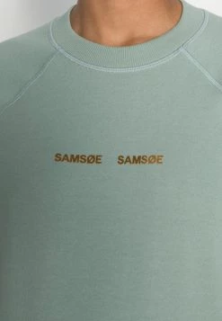 Samsøe Samsøe BARLETTA CREW NECK - Sweatshirt - Green Milieu -Samsøe Sales Store cd10f6ab3bd941eaa4e1197e66f6616e