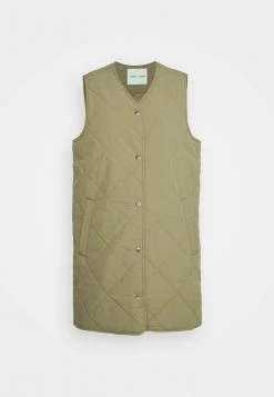 Samsøe Samsøe NANCY VEST - Waistcoat - Covert Green -Samsøe Sales Store cdaeae90b2a3448ea10db2e780c2d906