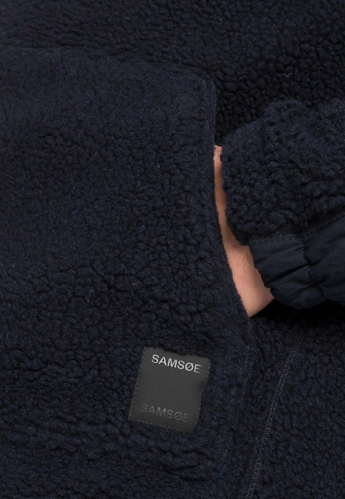 Samsøe Samsøe FREDERIK - Fleece Jacket - Blue 7 Samsøe Samsøe FREDERIK - Fleece Jacket - Blue - Image 5