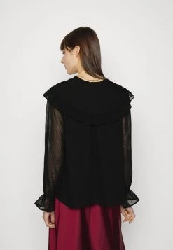 Samsøe Samsøe JYTTA BLOUSE - Button-down Blouse - Black -Samsøe Sales Store d02094674ce84f4eb7378ea63efc8a28