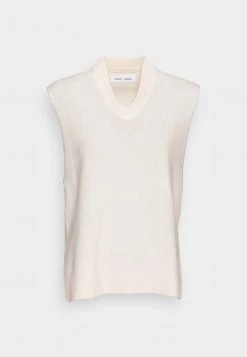 Samsøe Samsøe AMAR VEST - Jumper - Whisper White -Samsøe Sales Store d0d45cf7d2ff4582bc108fde8f02b157