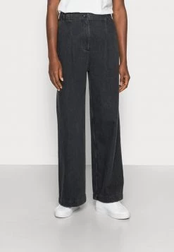 Samsøe Samsøe GIANA TROUSERS - Relaxed Fit Jeans - Black Snow