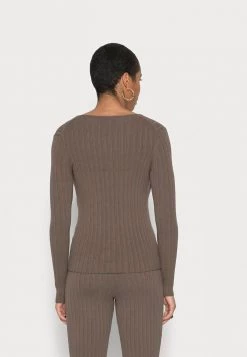 Samsøe Samsøe JOAN CARDIGAN - Cardigan - Chocolate Chip -Samsøe Sales Store d235732d8abf42dbb479ede521b7469f