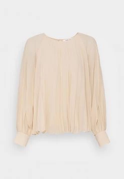 Samsøe Samsøe ANNMARI BLOUSE - Long Sleeved Top - Brown Rice -Samsøe Sales Store d470a2181621402c820823530e2be998
