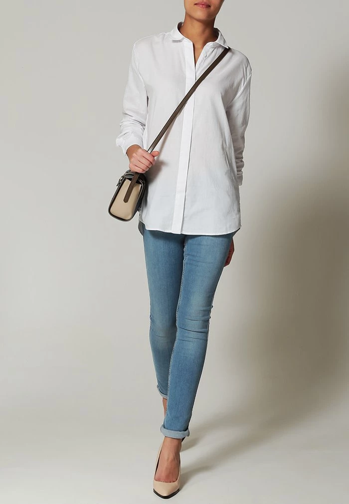 Samsøe Samsøe CAICO - Button-down Blouse - White 3 Samsøe Samsøe CAICO - Button-down Blouse - White