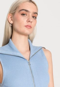 Samsøe Samsøe LUNA TURTLENECK ZIP - Jumper - Serenity -Samsøe Sales Store d7ee96ad624047b881d0bd514e42a40c