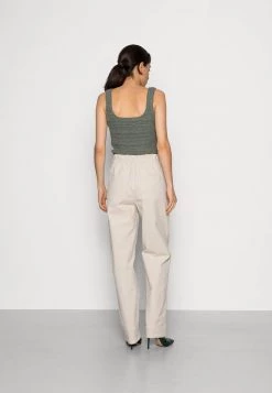 Samsøe Samsøe SIMONIE TROUSERS - Trousers - Oatmeal -Samsøe Sales Store d87b48db5ee943cebbf940cfe6f1697f