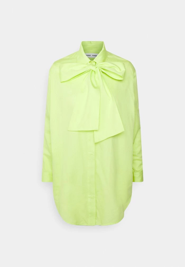 Samsøe Samsøe ASTA - Button-down Blouse - Daiquiri Green 4 Samsøe Samsøe ASTA - Button-down Blouse - Daiquiri Green - Image 2