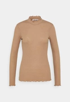 Samsøe Samsøe NELLI - Long Sleeved Top - Camel Brown -Samsøe Sales Store d9a0434636ff4bcaaedf41836d1cc5c3