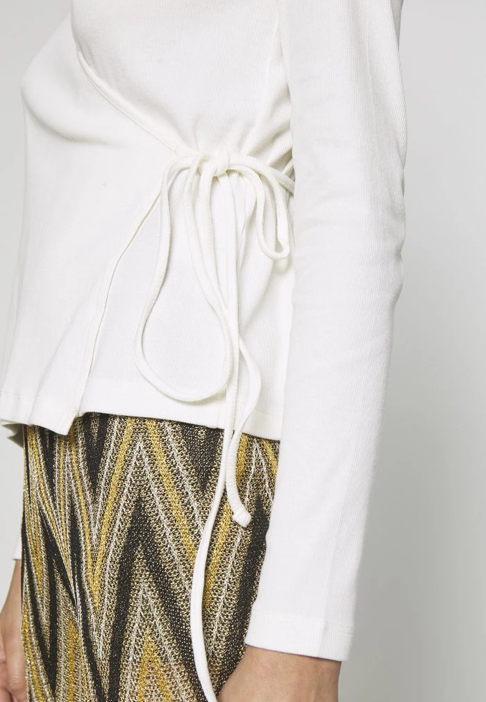 Samsøe Samsøe SARAIWRAP - Long Sleeved Top - Clear Cream 8 Samsøe Samsøe SARAIWRAP - Long Sleeved Top - Clear Cream - Image 6