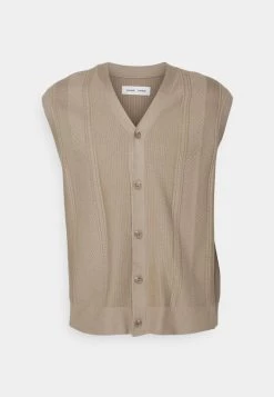 Samsøe Samsøe LEWIS CARDIGAN VEST - Waistcoat - Beige