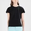 Samsøe Samsøe SOLLY TEE SOLID - Basic T-shirt - Black -Samsøe Sales Store dcf176d3dbd6436986354fd07347f618