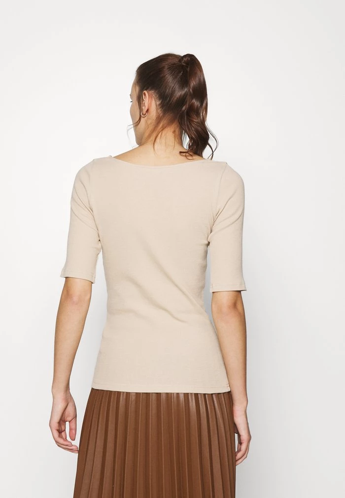 Samsøe Samsøe ALEXA TEE - Basic T-shirt - Humus 5 Samsøe Samsøe ALEXA TEE - Basic T-shirt - Humus - Image 3