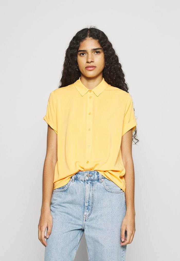 Samsøe Samsøe MAJAN SHIRT - Button-down Blouse - Jurassic Gold 3 Samsøe Samsøe MAJAN SHIRT - Button-down Blouse - Jurassic Gold