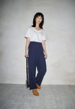 Samsøe Samsøe JALIA TROUSERS - Trousers - Sky Captain