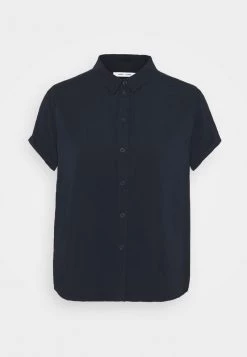 Samsøe Samsøe MAJAN SHIRT - Button-down Blouse - Dark Sapphire -Samsøe Sales Store e0738b9392f542589b21666f03971435