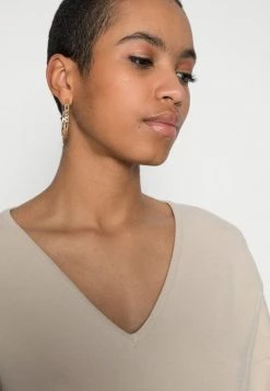 Samsøe Samsøe NIKA V NECK - Jumper - Oatmeal -Samsøe Sales Store e0e2ac7684574b3f8fc47a964139d3b1