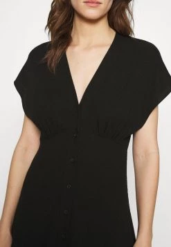 Samsøe Samsøe VALERIE SHORT DRESS - Shirt Dress - Black -Samsøe Sales Store e16687b8bc3a482a9346476f6758fa7a