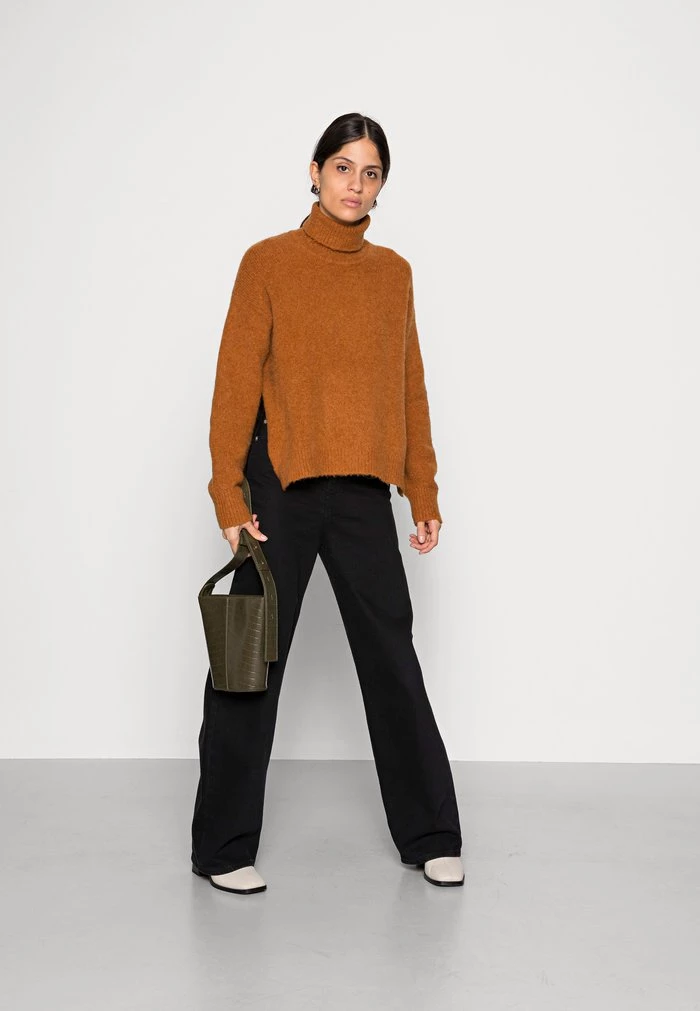 Samsøe Samsøe ISSA TURTLENECK - Jumper - Caramel Cafe 4 Samsøe Samsøe ISSA TURTLENECK - Jumper - Caramel Cafe - Image 2