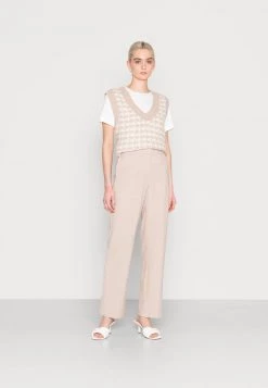 Samsøe Samsøe HOYS - Trousers - Oatmeal Mel.