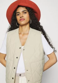 Samsøe Samsøe BLAKE - Waistcoat - Brown Rice -Samsøe Sales Store e9026dc1bc054dd38ebf851be612bbe2