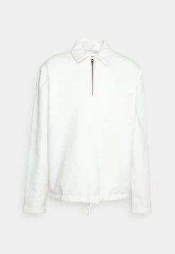 Samsøe Samsøe JONATHAN HALF ZIP - Sweatshirt - Clear Cream