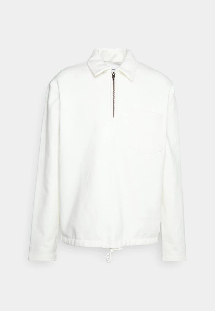 Samsøe Samsøe JONATHAN HALF ZIP - Sweatshirt - Clear Cream 3 Samsøe Samsøe JONATHAN HALF ZIP - Sweatshirt - Clear Cream