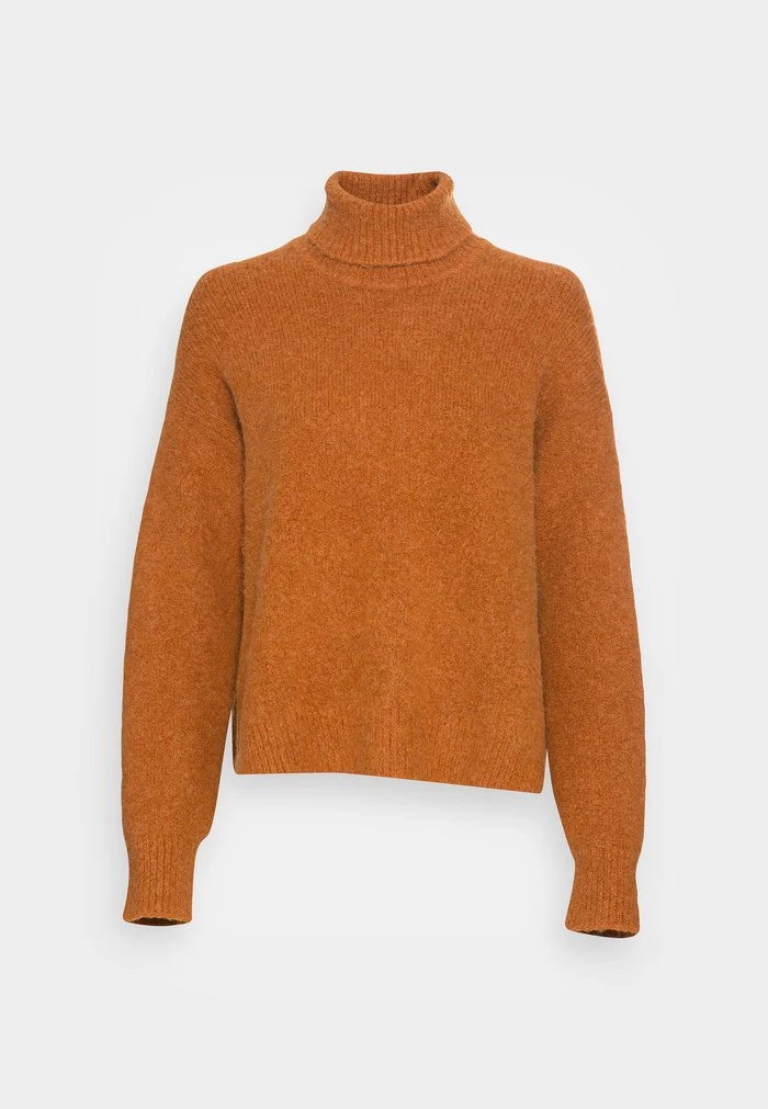Samsøe Samsøe ISSA TURTLENECK - Jumper - Caramel Cafe 6 Samsøe Samsøe ISSA TURTLENECK - Jumper - Caramel Cafe - Image 4