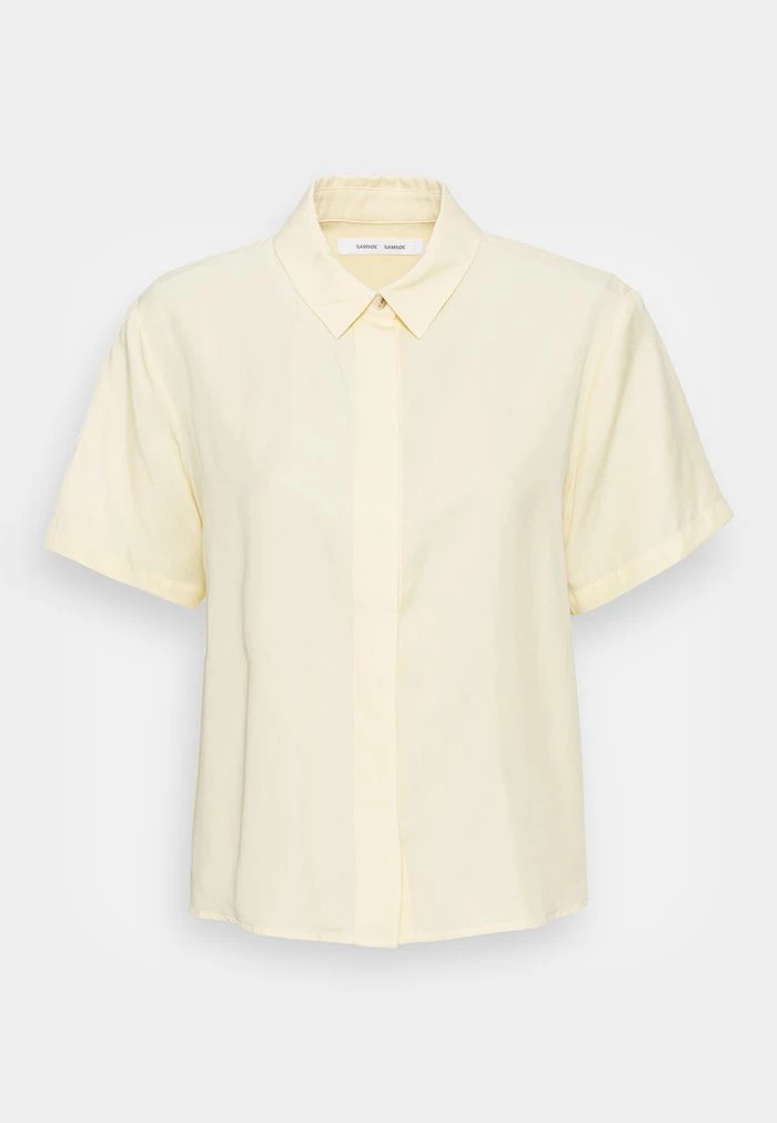 Samsøe Samsøe MINA SHIRT - Button-down Blouse - Double Cream 6 Samsøe Samsøe MINA SHIRT - Button-down Blouse - Double Cream - Image 4