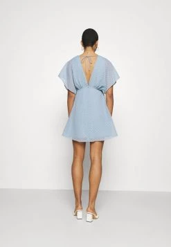 Samsøe Samsøe VAAL SHORT DRESS - Day Dress - Dusty Blue -Samsøe Sales Store ecb6e79bf4c74158adb92632b8cc3ab7