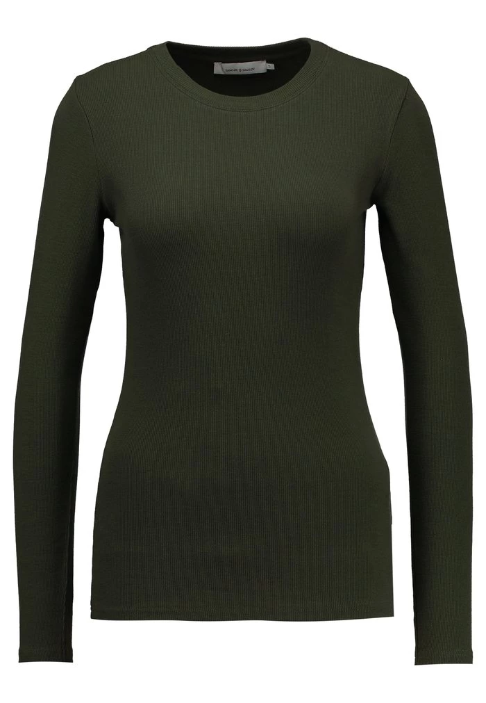 Samsøe Samsøe ALEXA - Long Sleeved Top - Deep Depths 6 Samsøe Samsøe ALEXA - Long Sleeved Top - Deep Depths - Image 4