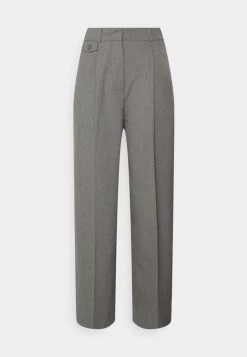 Samsøe Samsøe SAOIRSE TROUSERS - Trousers - Dark Grey Melange