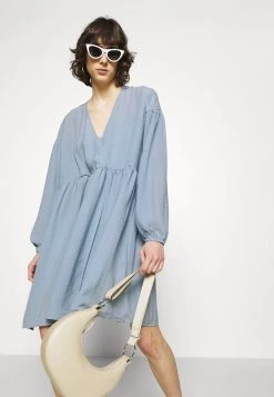 Samsøe Samsøe JOLIE DRESS - Day Dress - Dusty Blue -Samsøe Sales Store f02c03c5cabb4f62862c51784fb17931