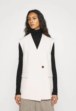 Samsøe Samsøe ERIKA VEST - Waistcoat - Brown Rice