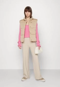 Samsøe Samsøe NIKA TROUSERS - Trousers - Oatmeal -Samsøe Sales Store f05fc2164f9145aa9a004ee232bb14e4