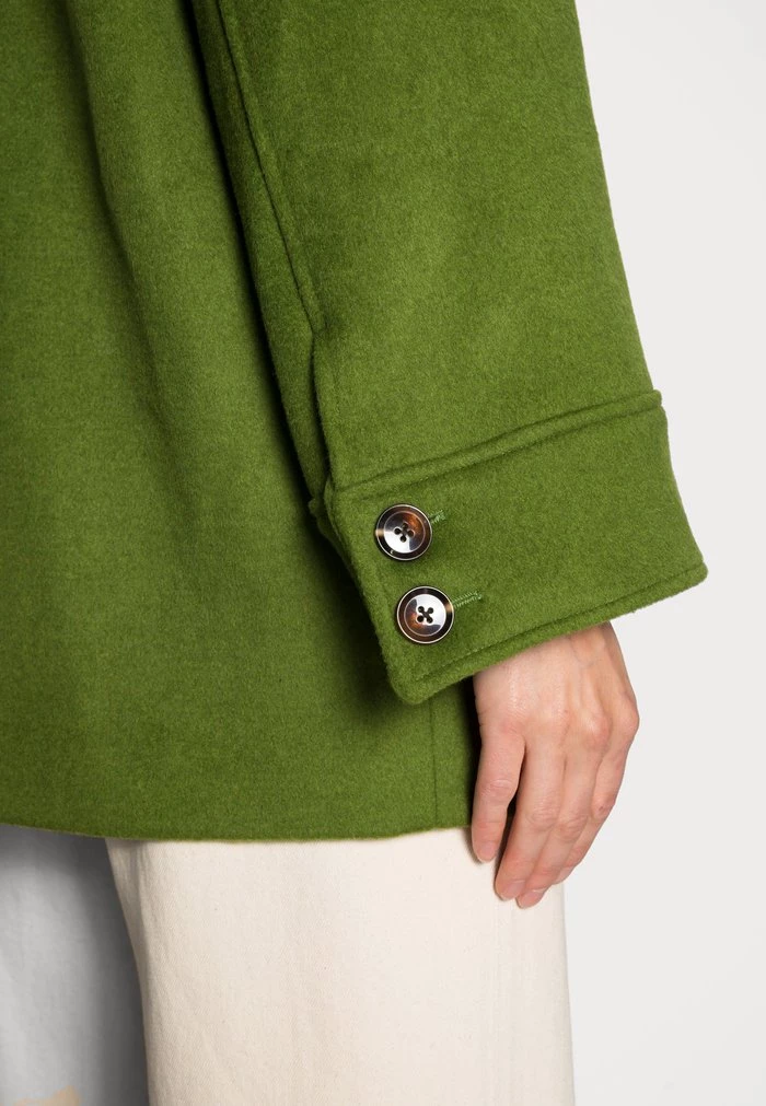 Samsøe Samsøe DIONE - Short Coat - Twist Of Lime 7 Samsøe Samsøe DIONE - Short Coat - Twist Of Lime - Image 5