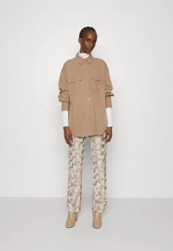 Samsøe Samsøe LOLLY TROUSERS - Trousers - Blurred Brown -Samsøe Sales Store f444d50d89a24696ac0184e4830f218d