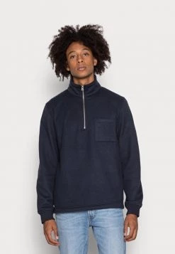 Samsøe Samsøe JARBO HALF ZIP - Fleece Jumper - Sky Captain