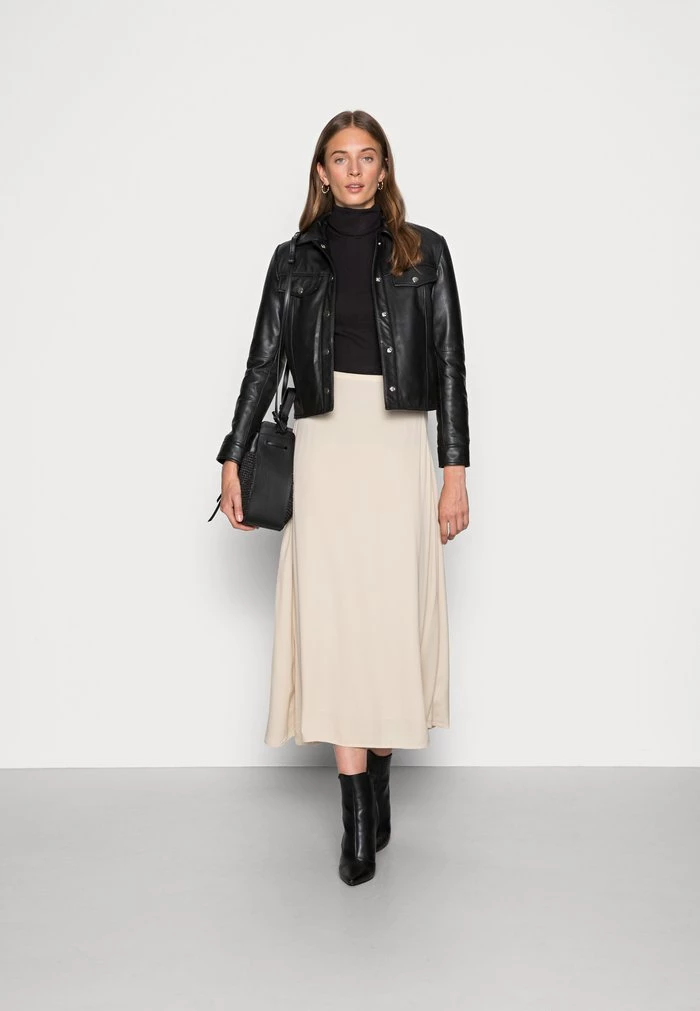 Samsøe Samsøe ANDINA SKIRT - A-line Skirt - Brown Rice 4 Samsøe Samsøe ANDINA SKIRT - A-line Skirt - Brown Rice - Image 2