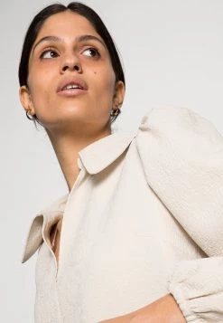 Samsøe Samsøe MARGOT BLOUSE - Blouse - Oatmeal -Samsøe Sales Store f8a9d6bde7cd480380f20c6bb741b16f