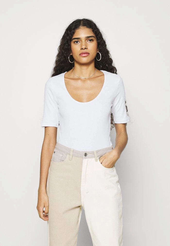 Samsøe Samsøe ALEXO - Basic T-shirt - Bright White 3 Samsøe Samsøe ALEXO - Basic T-shirt - Bright White