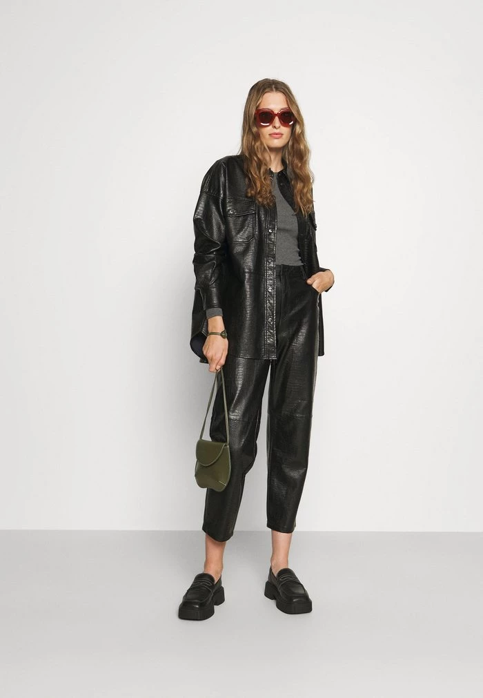 Samsøe Samsøe ALEXA - Long Sleeved Top - Dark Grey 4 Samsøe Samsøe ALEXA - Long Sleeved Top - Dark Grey - Image 2