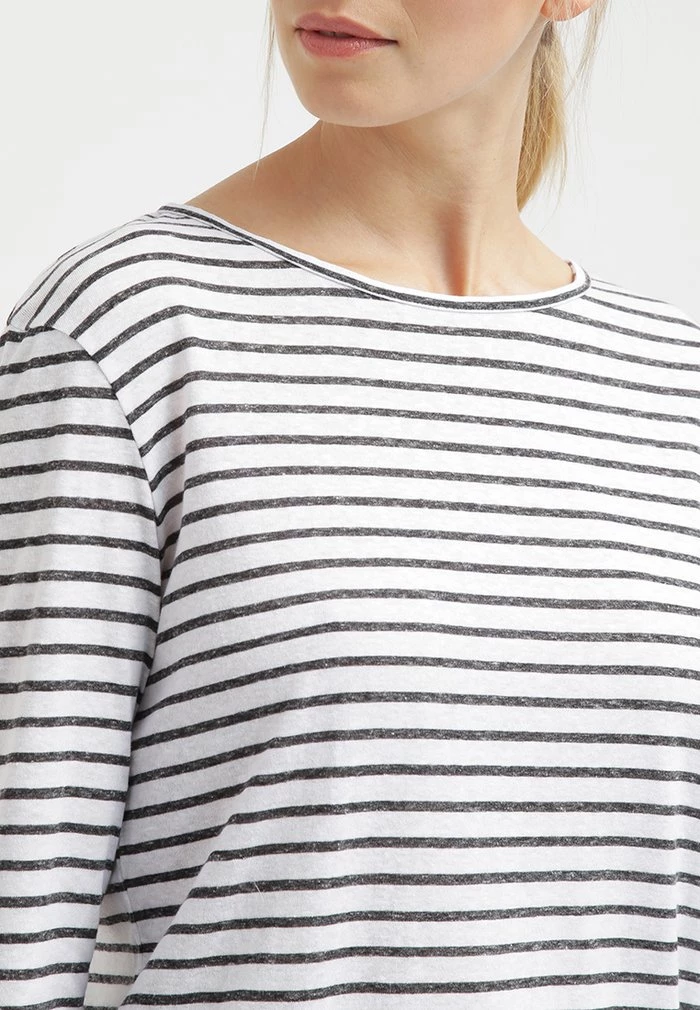 Samsøe Samsøe NOBEL STRIPE - Long Sleeved Top - Black Stripe 7 Samsøe Samsøe NOBEL STRIPE - Long Sleeved Top - Black Stripe - Image 5